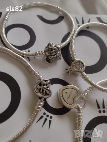 Сребърни гривни Panda 