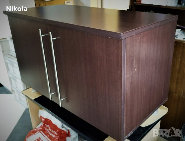 Офис шкаф цвят палисандър - орех 103/50/височина 65см, снимка 4 - Шкафове и рафтове - 41462752