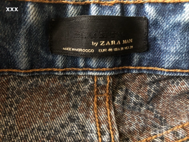 Zara мъжки дънки, снимка 7 - Дънки - 52435423