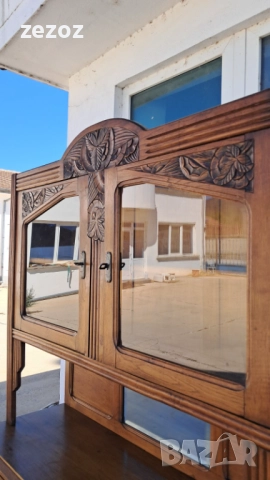 Шкаф антикварен масив №49, снимка 8 - Шкафове - 51522983