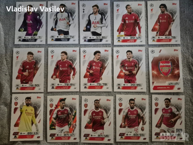 Match Attax 25/26 Base cards - Update 13.03