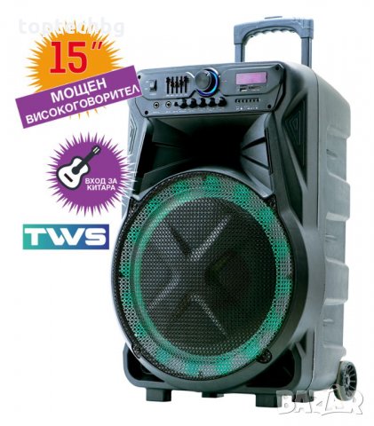 Професионална Преносима Караоке Тонколона ЕК-2919А, снимка 1