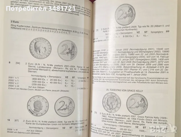 Euro Münzkatalog 1999-2010. Alle Länder, Münzen, Münzstätten und Auflagen, снимка 8 - Други - 55964083