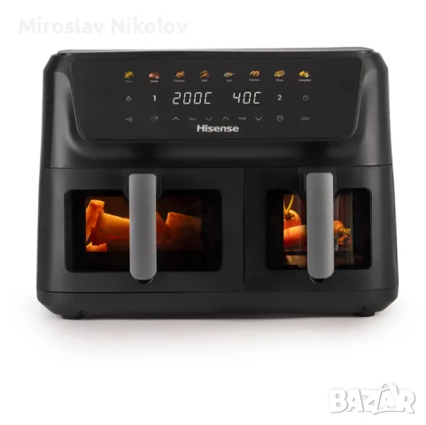 Air Fryer Hisense HAF2700DCD – 11 л, 2700 W - Въздушен фритюрник (еърфрайер) + Подарък Sano Jet 1L., снимка 2 - Фритюрници - 55932079