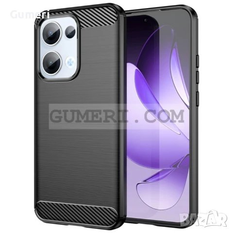 Oppo Reno13  Противоударен Силиконов Гръб - Карбон