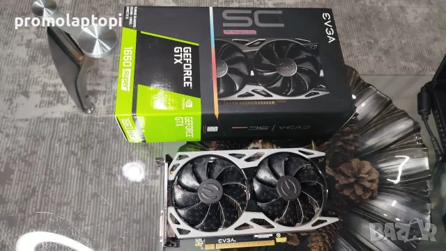 Продавам видео карта EVGA GeForce GTX 1660 SUPER SC ULTRA GAMING, снимка 2 - Видеокарти - 53951772