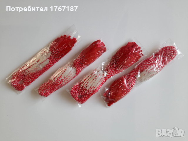 Мартеници пискюл, ресни пискюл за мартеници 100 бр