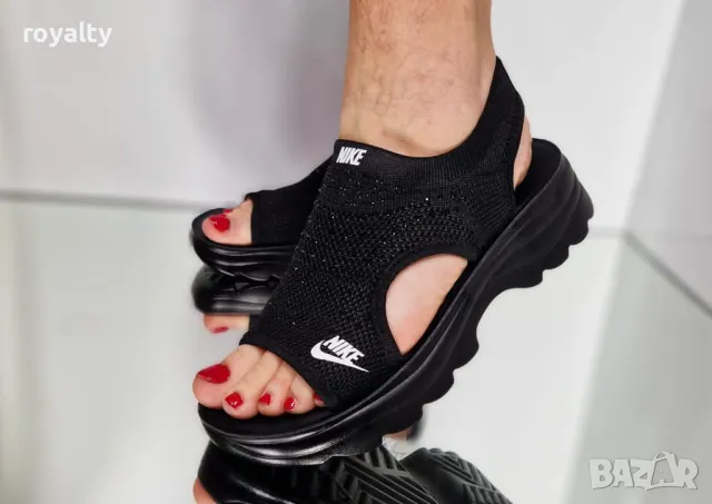 Nike черни дамски сандали , снимка 3 - Сандали - 50394342