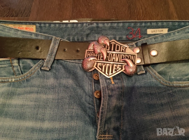 Колан Harley-Davidson със сваляща се катарама, снимка 3 - Колани - 53188379