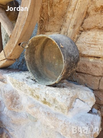 Медно старинно котле, снимка 3 - Антикварни и старинни предмети - 42013140