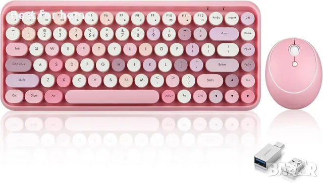 Компактна клавиатура и мишка