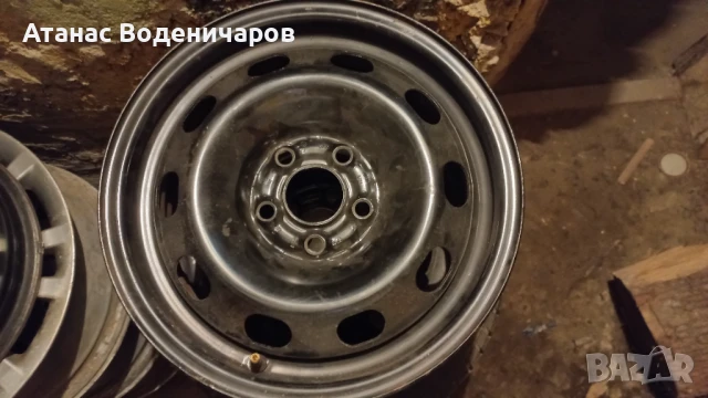 Железни джанти 14 цола - Фолксваген, Шкода, Сеат, снимка 4 - Гуми и джанти - 51324612