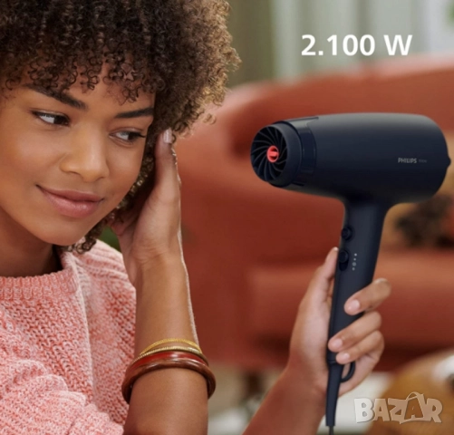 Сешоар Philips, 2100 W, Thermo Protect, снимка 5 - Сешоари - 52125772