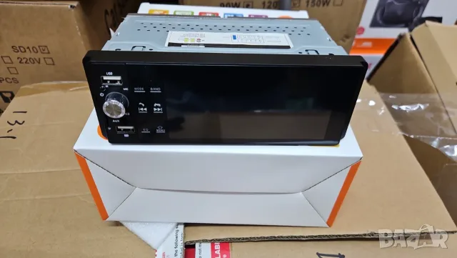 Авто радио плеър BD-9955BT с USB, MP3, SD карта и Bluetooth. Плеърът е с вградена стойка за телефон , снимка 4 - Аксесоари и консумативи - 56204806