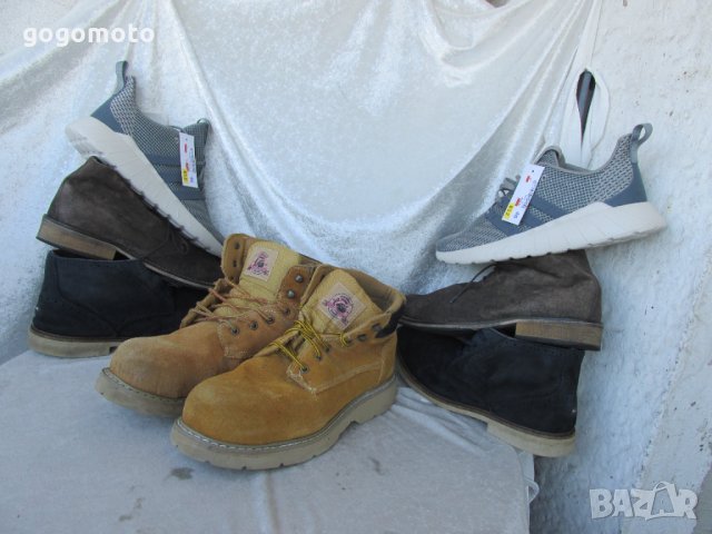 BIG BOY МАСЛОУСТОЙЧИВИ работни обувки 47 - 48,Brahma®,100% естествена кожа = велур, снимка 4 - Мъжки боти - 35847354