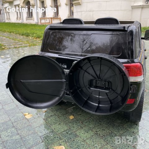 Акумулаторен джип TOYOTA LAND CRUISER ,12V батерия, C  MP3, снимка 6 - Детски велосипеди, триколки и коли - 41605896