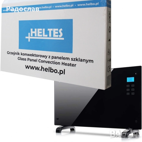 Електрически конвектор Heltes 2000W,Стилен отоплителен уред с LCD дисплей и седмично програмиране., снимка 6 - Отоплителни печки - 52870206