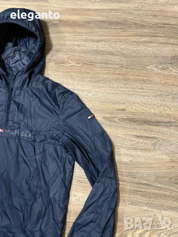 Мъжко яке ветровка Tommy Hilfiger Pop Over Anorak Jacket , S размер , снимка 5 - Якета - 52839910