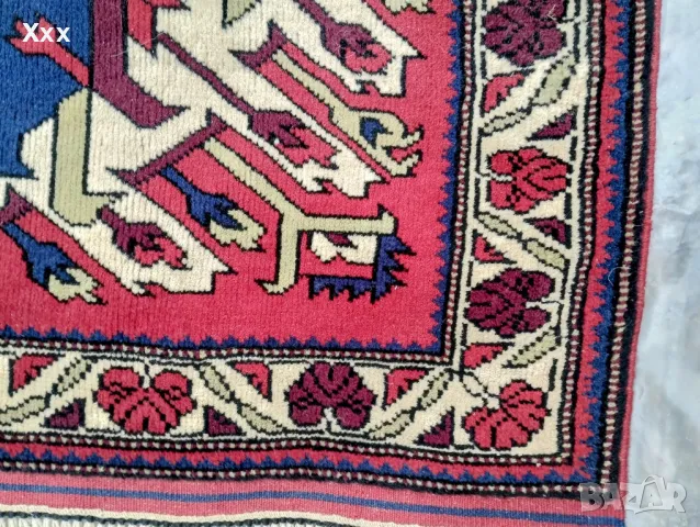 Ръчно тъкан вълнен килим.Произход Иран.Антика за ценители., снимка 5 - Килими - 49154110