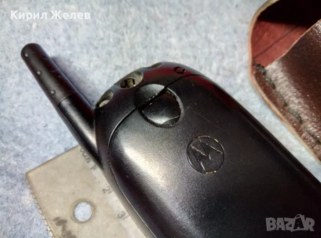 MOTOROLA dual band M3788 Стар КОЛЕКЦИОНЕРСКИ МОБИЛЕН ТЕЛЕФОН GSM АПАРАТ МОТОРОЛА с КАЛЪФ 47689, снимка 9 - Motorola - 47613677