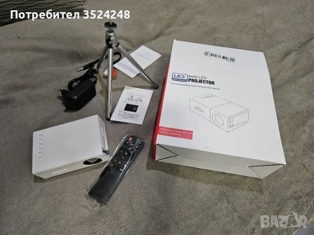 Mini LED Projector , снимка 3 - Плейъри, домашно кино, прожектори - 49123144