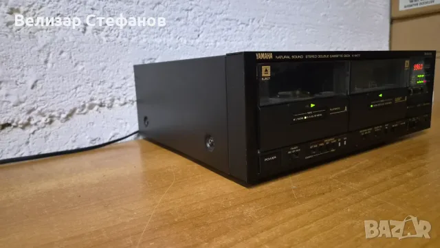 YAMAHA K-M77 NATURAL SOUND – ДВОЕН СТЕРЕО DECK, снимка 2 - Декове - 56313595
