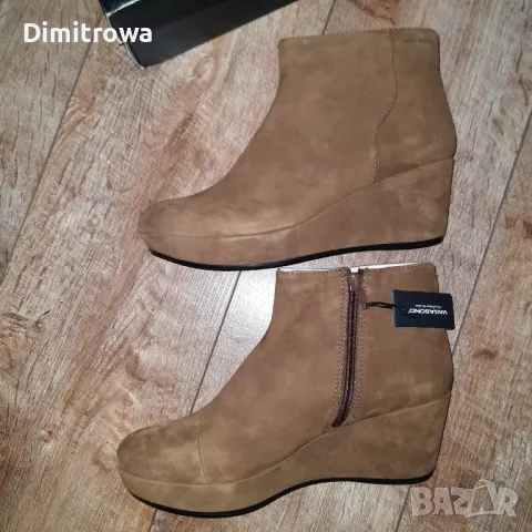 н.39 VAGABOND Leather Boots, снимка 7 - Дамски боти - 47822451