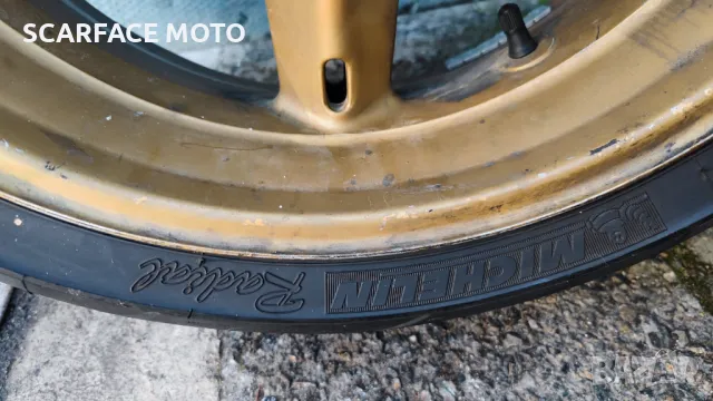 Задна джанта с гума 190/55/17 за мотор, снимка 4 - Гуми и джанти - 49801756