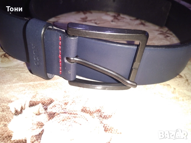 HUGO BOSS Оригинал Нов Мъжки Колан от Естествена Кожа 115см., снимка 11 - Колани - 52656863