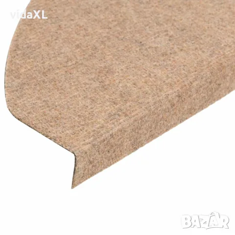vidaXL Самозалепващи стелки за стъпала, 30 бр, бежови, 65x22,5x3,5 см, снимка 7 - Изтривалки - 56147147