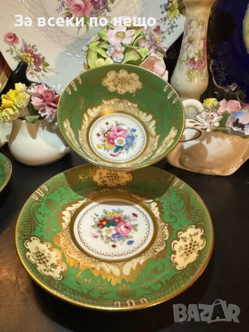 Crown Staffordshire England - Circa 1930 Pattern A 13460 Код P1648, снимка 10 - Сервизи - 52932842