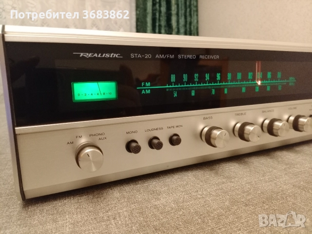 Realistic STA-20 Stereo Receiver, снимка 3 - Ресийвъри, усилватели, смесителни пултове - 52134287