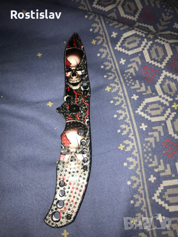 Нож ръчно инкрустиран., снимка 4 - Други - 36212181