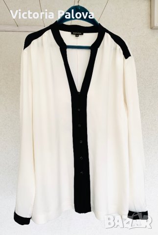 ESKADA vintage копринена риза/блуза, снимка 11 - Ризи - 42629442