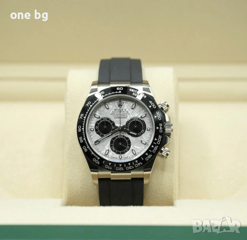 Rolex Daytona Panda Silver Meteorite, снимка 9 - Луксозни - 53388503