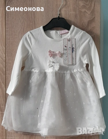 Детска рокличка с дълъг ръкав, 2 г.