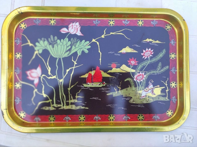 винтидж метални табели подноси от 1970 години, снимка 2 - Антикварни и старинни предмети - 53746360