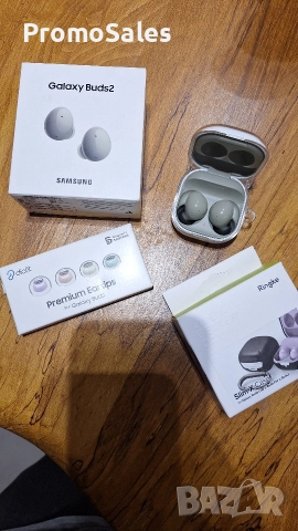 Samsung Galaxy Buds 2 + Тапи + Кейсове, снимка 3 - Bluetooth слушалки - 52682341