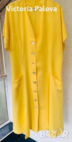 Ефектна ярка рокля MUCOM Германия, снимка 8 - Рокли - 41468997