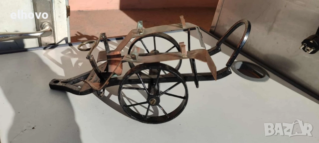 Метална поставка за бутилки#1, снимка 2 - Антикварни и старинни предмети - 52398125