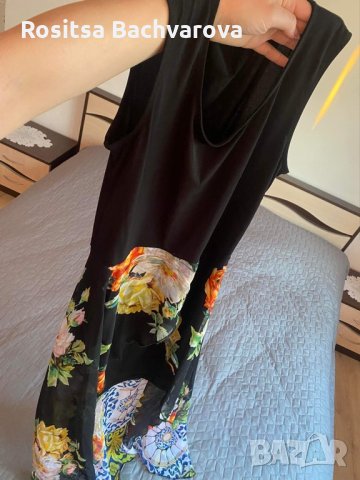 Черна рокля, М размер, снимка 8 - Рокли - 35985356