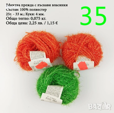Евтини прежди в малки количества - нови и остатъци , снимка 11 - Други - 52029790