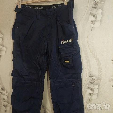 Snickers 3312 Craftsmen Loose Fit Duratwill, размер 150 / 52 - Л -ХЛ тъмносиньо работен панталон , снимка 7 - Панталони - 53082594