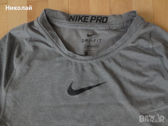 Nike Pro спортна блуза, снимка 3 - Спортни дрехи, екипи - 41779322