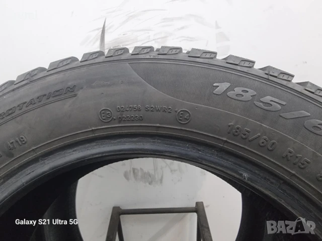 4бр зимни гуми 185/60/15 PIRELLI L03112 , снимка 6 - Гуми и джанти - 50495228