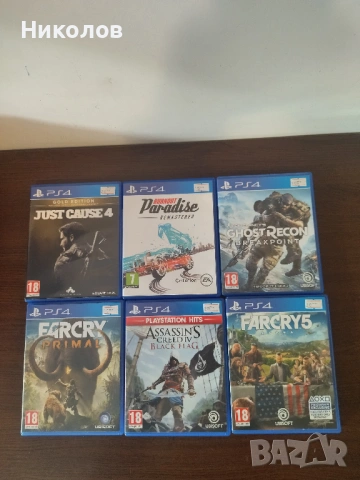 Продавам игри за Playstation 4 (PS4)
