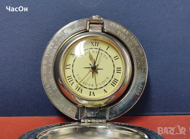 Винтидж DALVEY VOYAGER CLOCK, made in Scotland, снимка 4 - Антикварни и старинни предмети - 52256376