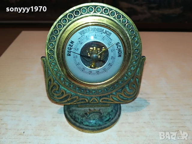 АНТИЧЕН БАРОМЕТЪР ОТ ГЕРМАНИЯ 1503221027, снимка 4 - Антикварни и старинни предмети - 36109424
