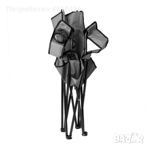 Сгъваем къмпинг стол Muhler, 52x52x82см, снимка 3 - Други стоки за дома - 53409044