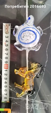 Лот стъклени фигурки, снимка 4 - Колекции - 48497797